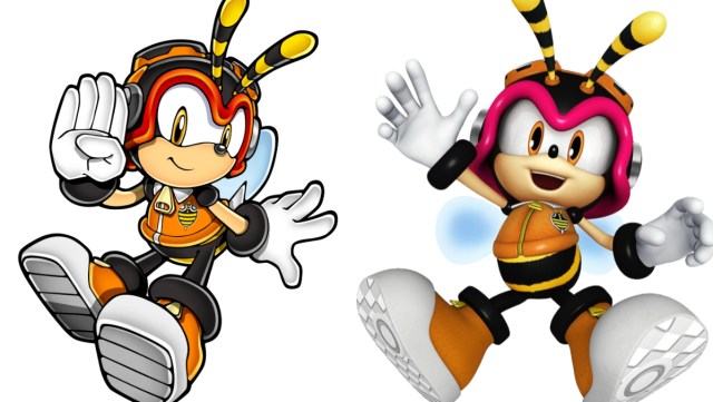 Charmy the Bee from the Sonic franchise