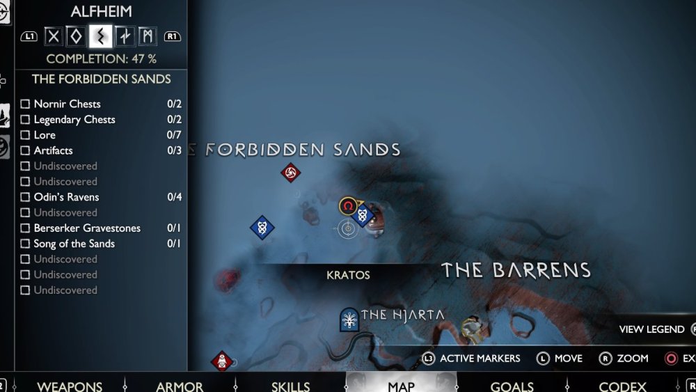 God of War Ragnarok: All Artifact Locations in Alfheim