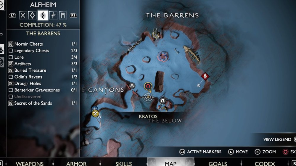 Antifacrt Map Ragnarok God of War Ragnarok: All Artifact Locations in Alfheim
