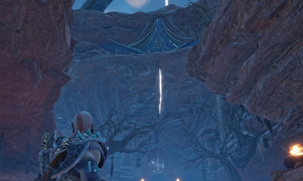 How to Stop the Sandstorm on Alfheim in God of War Ragnarok