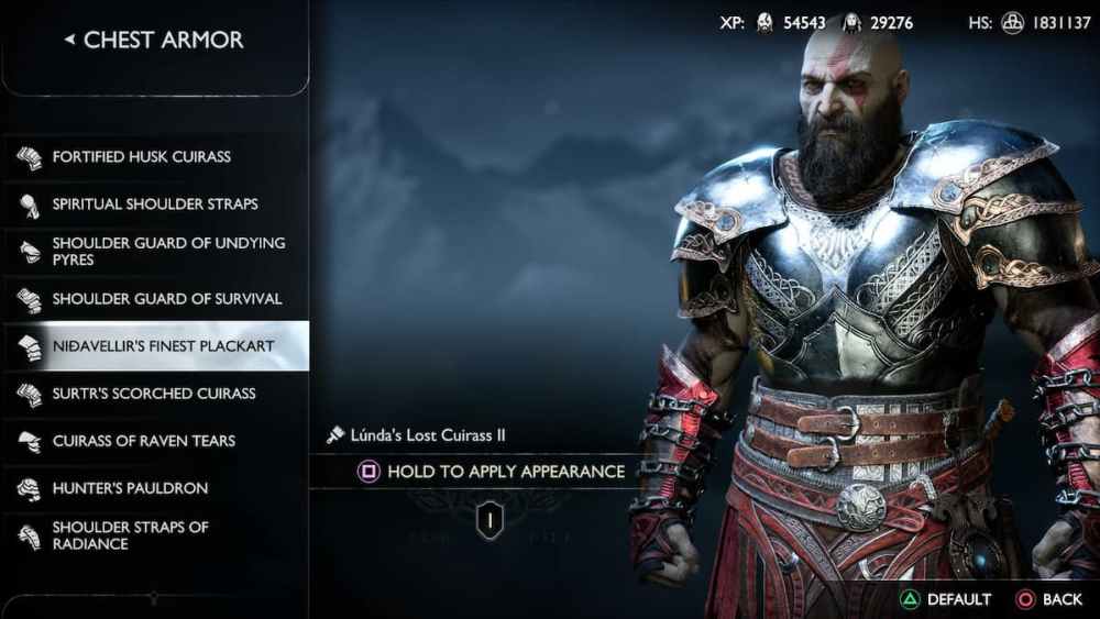 how to change armor appearance in god of war ragnarok