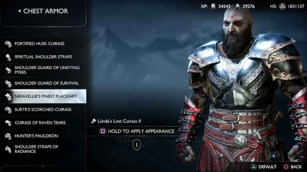 how to change armor appearance in god of war ragnarok