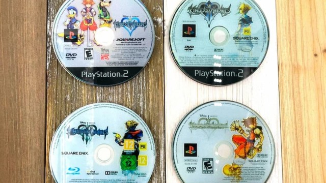 Kingdom Hearts PlayStation Disc Replica Coaster from Etsy