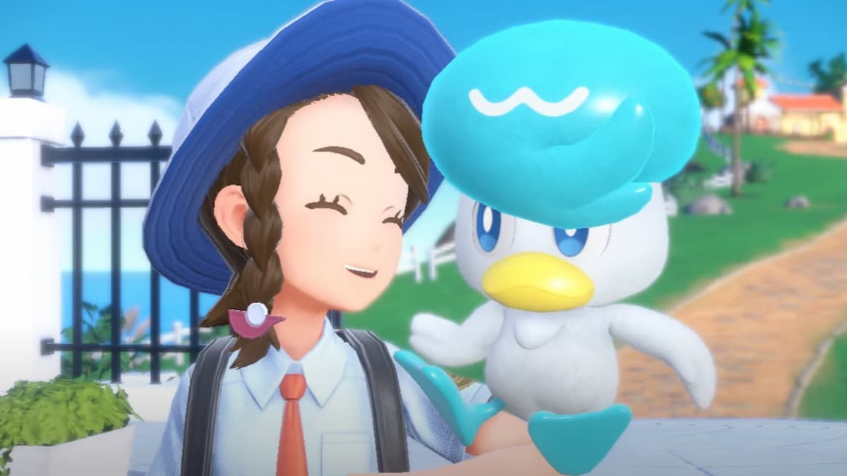 Quaxly and the Main Character in Pokemon Scarlet and Violet