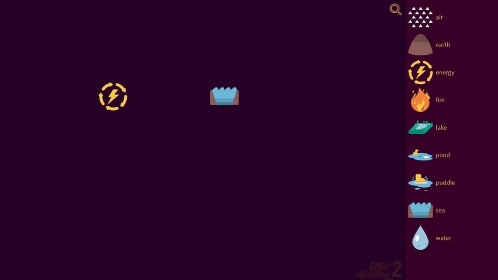 Making a Sea in Little Alchemy 2