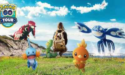 pokemon-go-tour-las-vegas-logo-with-a-trainer-surrounded-by-primal-groudon-primal-kyogre-mudkip-treecko-and-torchic