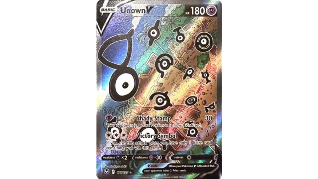 Unown V 2022 Pokemon Sword and Shield Silver Tempest #65 (BGS 9.5)