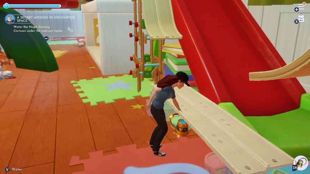 Using the Watering Can in Disney Dreamlight Valley