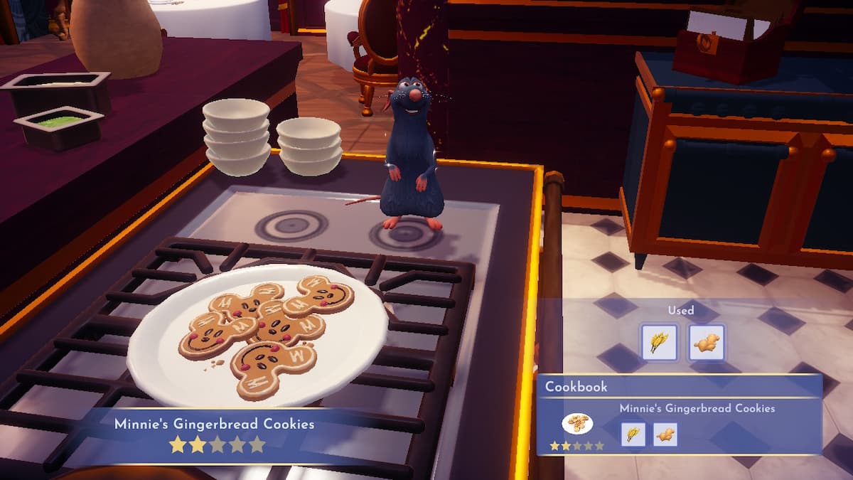 Minnie's Gingerbread Cookies in Disney Dreamlight Valley
