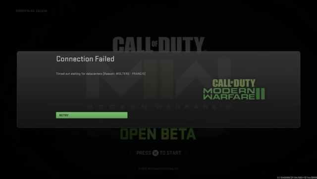 How to fix 'Steam Connection Time Out' error for MW2