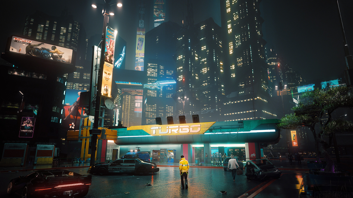 Cyberpunk 2077 city imagery