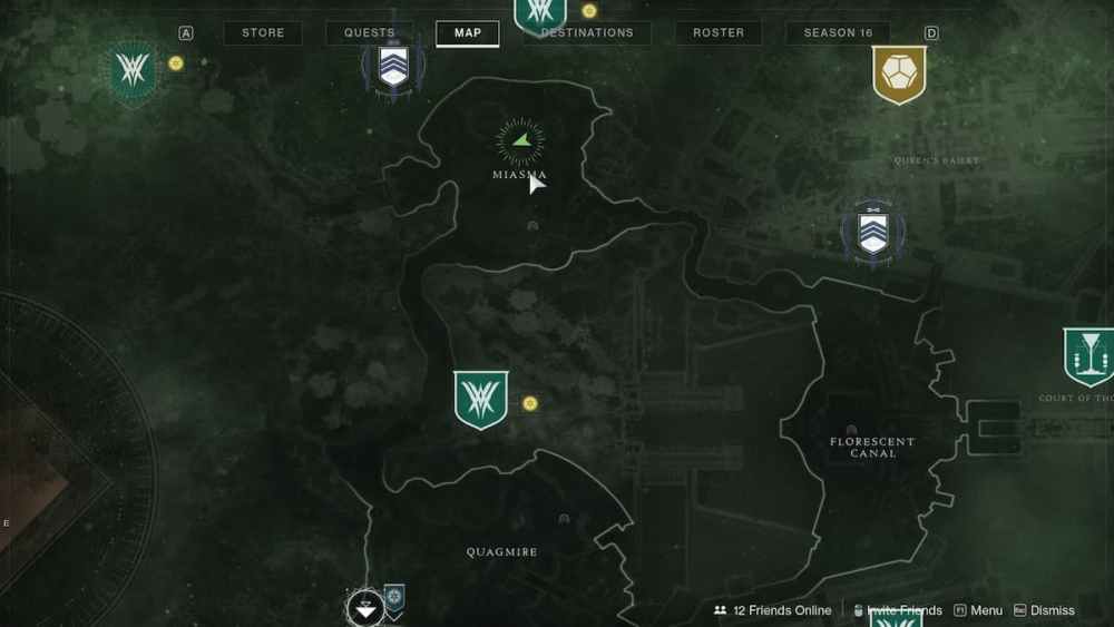Destiny 2, Savathun's Throne World map 
