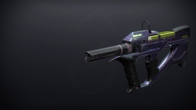 Destiny 2 Funnelweb Legendary SMG in game look