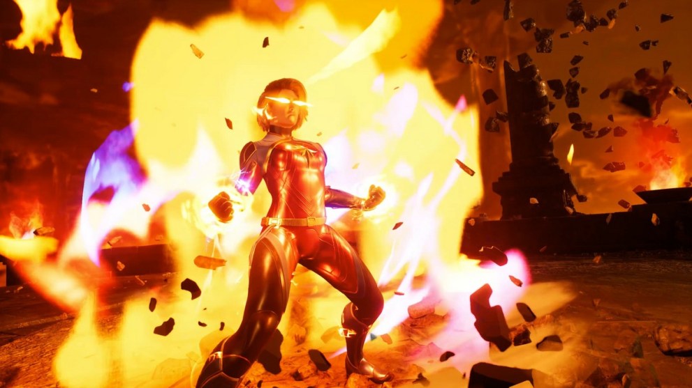 Hero's Heart Captain Marvel Challenge in Midnight Suns