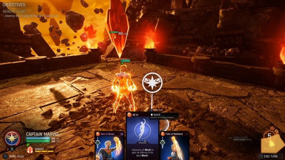 Captain Marvel Challenge in Midnight Suns