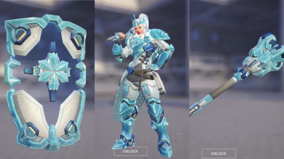 Brigitte's Ice Queen skin in Overwatch 2