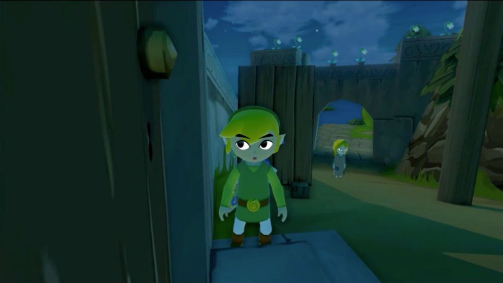 Link meows in The Wind Waker