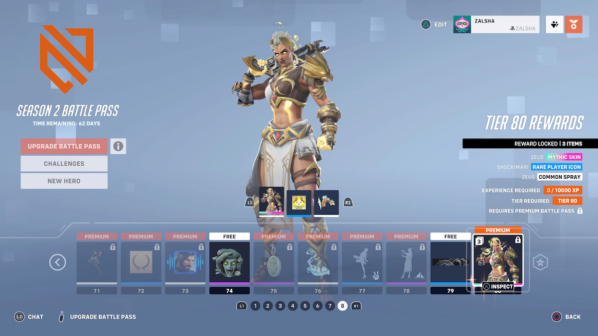 How To Get Zeus Mythic Junker Queen Skin In Overwatch 2 2139