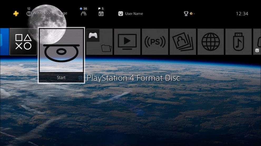 Earth from Orbit PS4 Theme