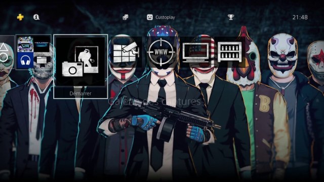 Payday 2 PS4 Theme