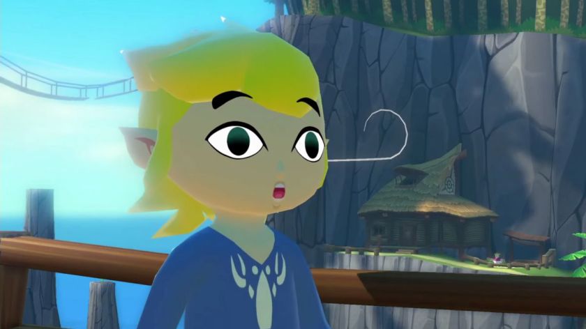 Link wearing pajamas in The Wind Waker