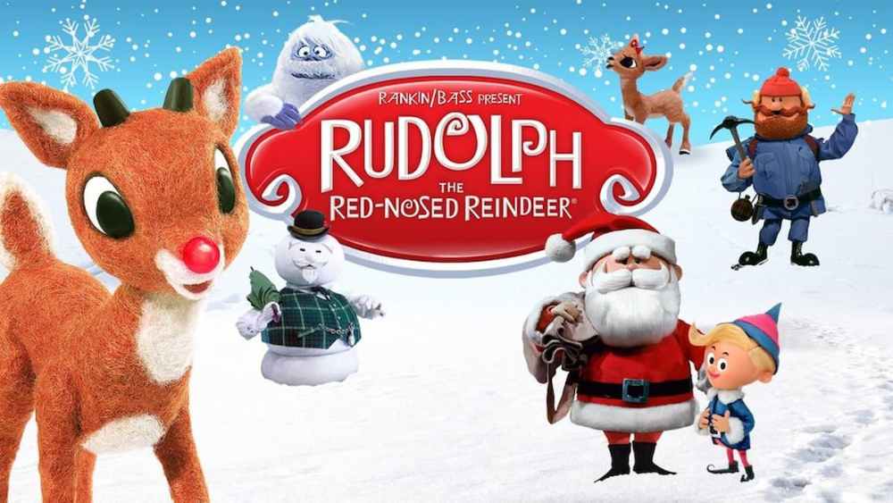 Het officiële logo van Rudolph the Red Nosed Reindeer.