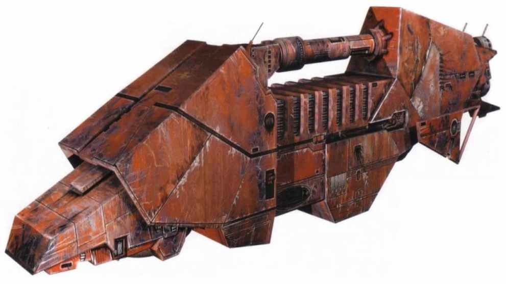 Talon Karrde's ship from Star Wars.