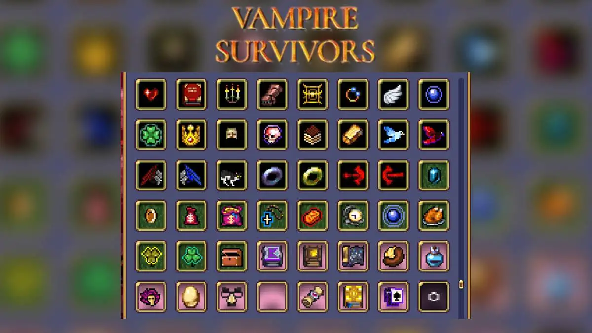 Vampire Survivors Collectibles