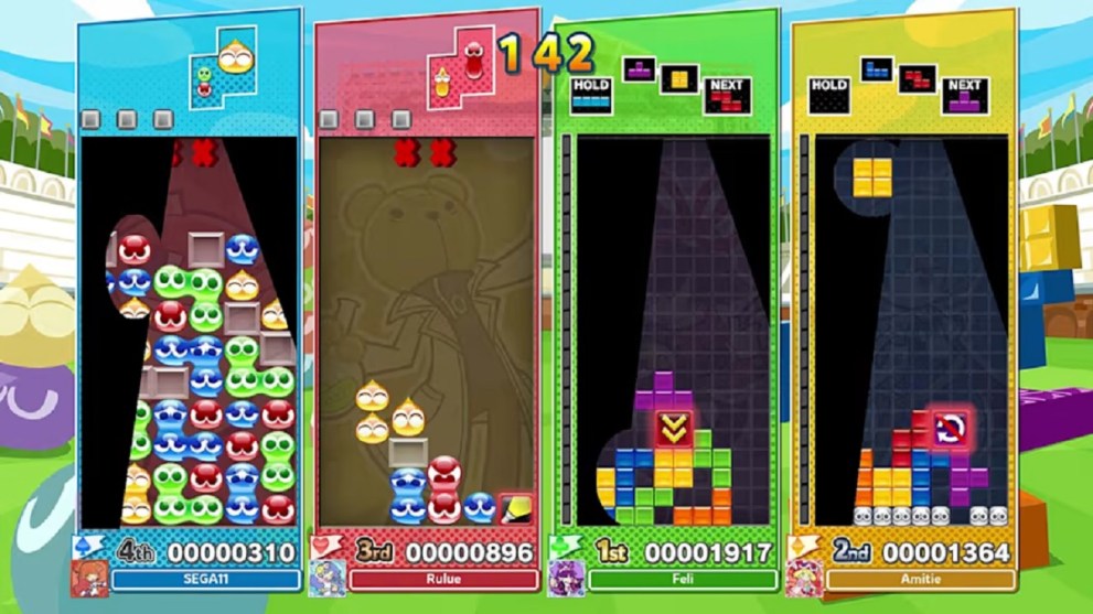 best 3 player switch games, puyo puyo tetris 2