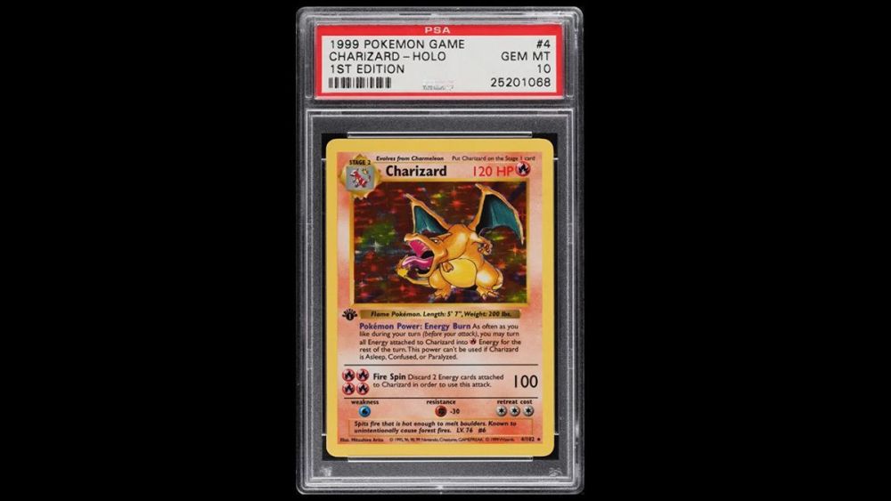 1999 First Edition Shadowless Holographic Charizard #4