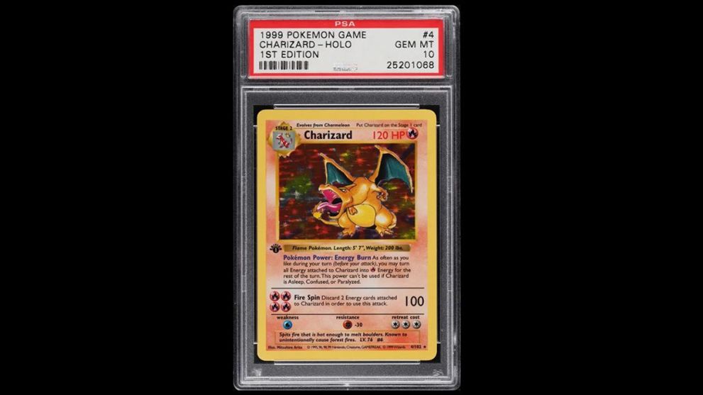 1999 First Edition Shadowless Holographic Charizard #4