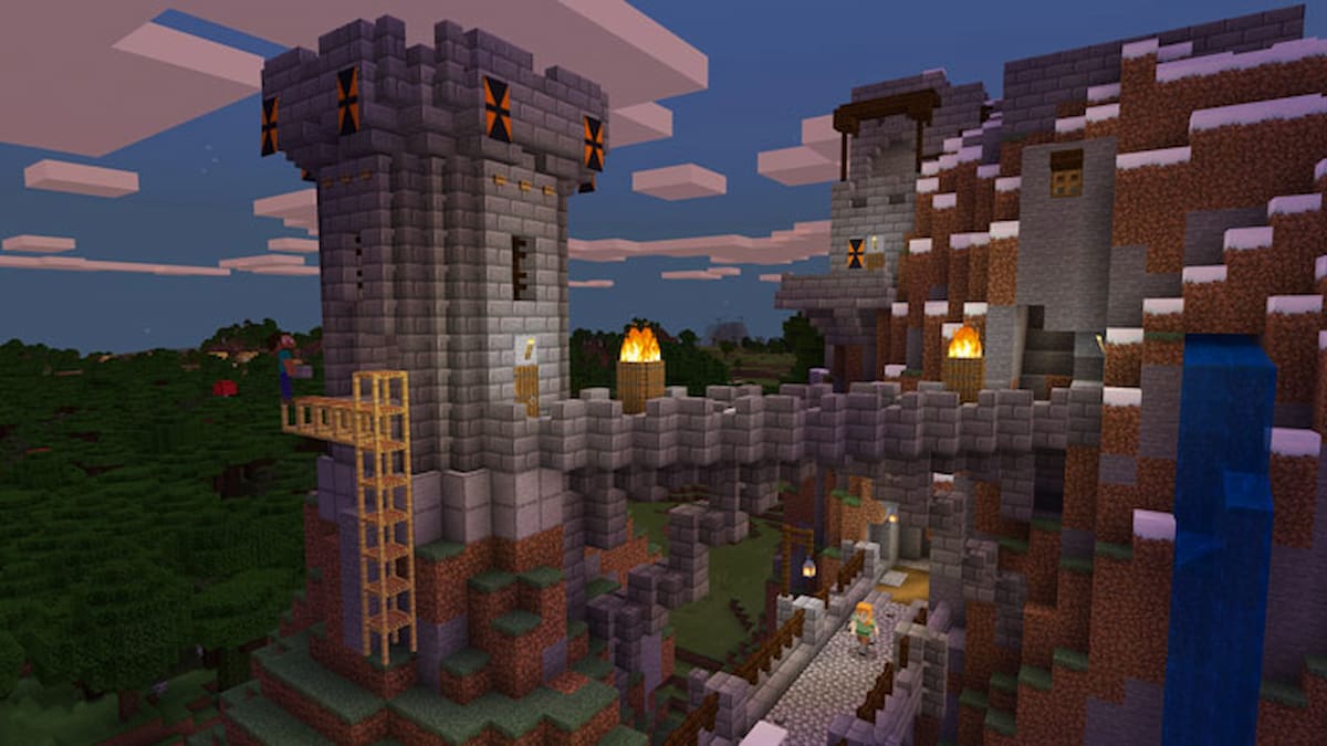 Building Kenilworth Castle on Minecraft