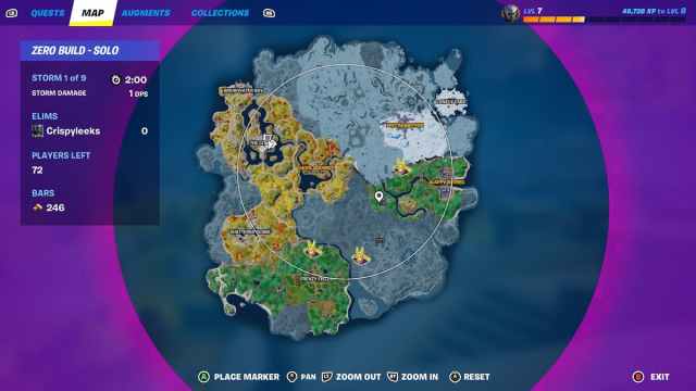 Fortnite all might supply drop locations