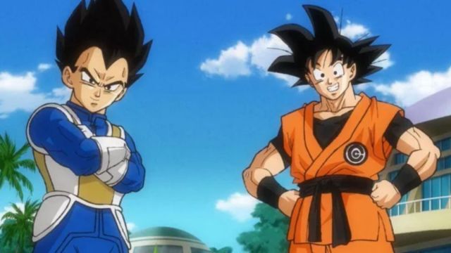 Goku and Vegeta in Dragon Ball Super