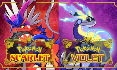 pokemon scarlet and violet key art with legendaries