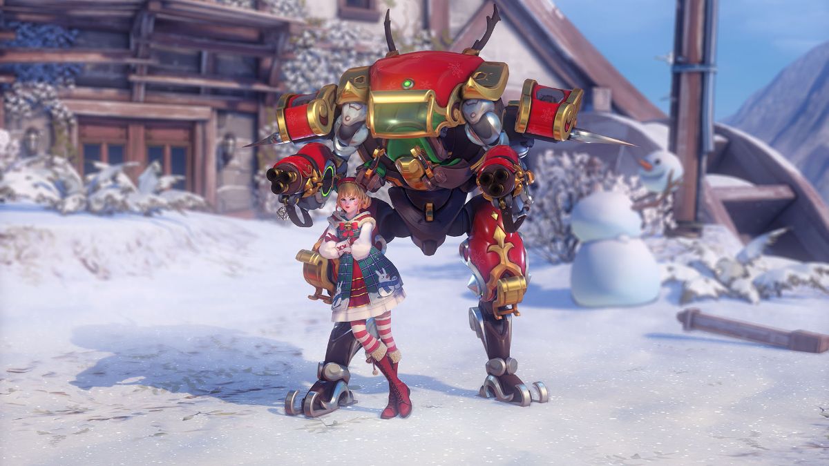 How to Get D.Va's Sleighing Skin & Festive Victory Pose in Overwatch 2