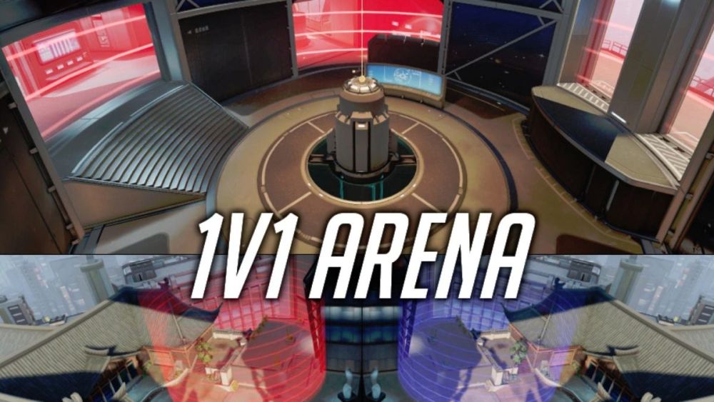 1v1 arena in Overwatch 2's custom game mode
