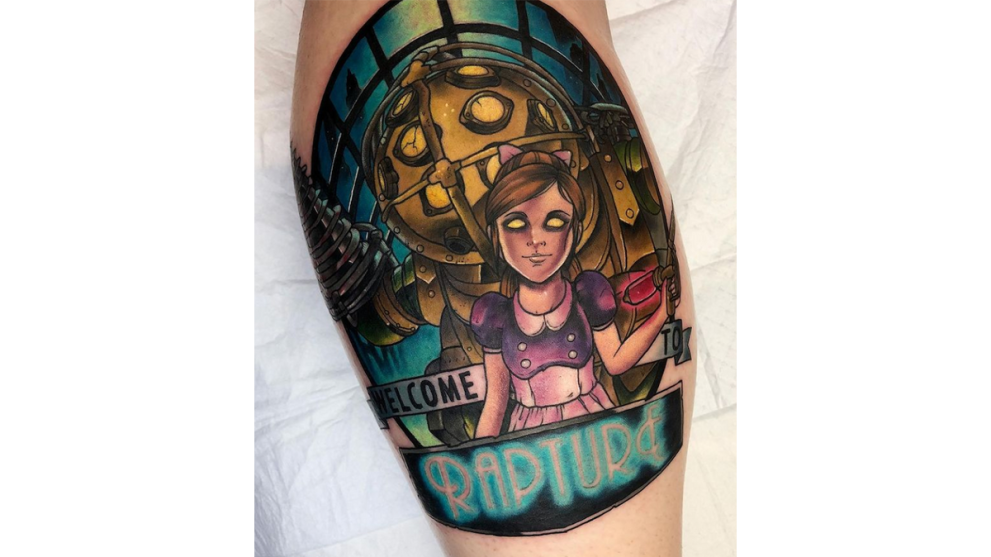 Welcome to Rapture BioShock Tattoo