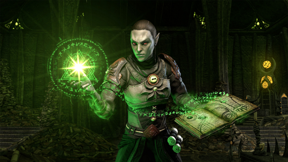 A screenshot of the Arcanist class in Elder Scrolls Online: Necrom.