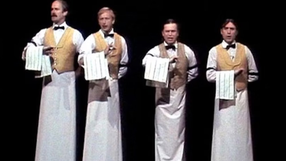 The Monty Python in Live at the Hollywood Bowl.
