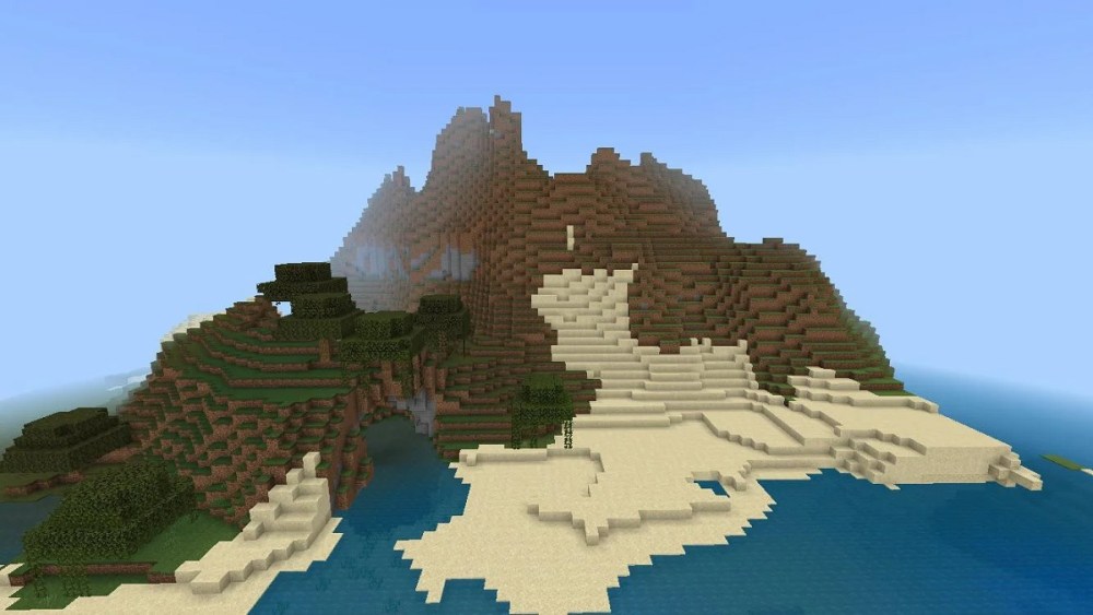 Large Survival Island Minecraft seeds