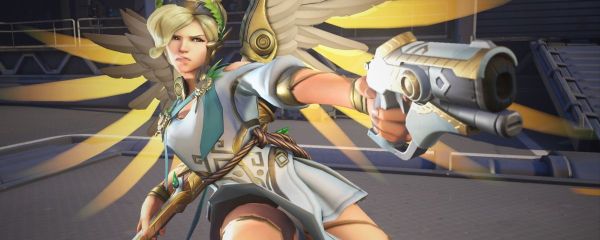 Mercy's Winged Victory skin in Overwatch 2