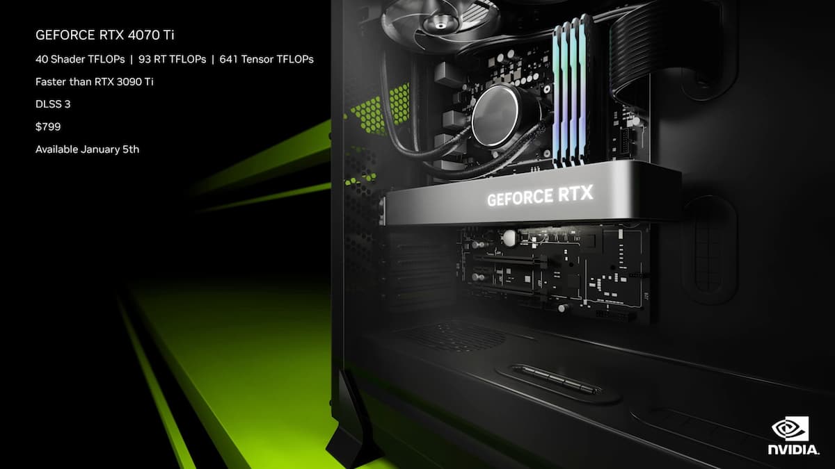 NVIDIA RTX 4070 Ti, new graphics card specs