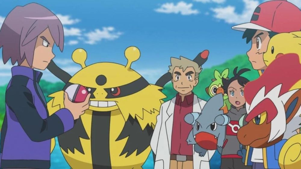 Paul and Ash in the Pokemon anime