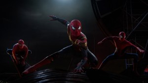 The three Spider-Man on Spider-Man: No Way Home