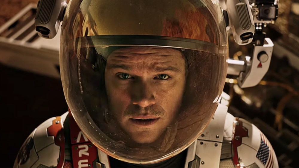 Matt Damon as Mark Watney in The Martian.