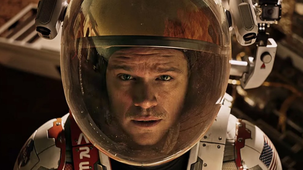 Matt Damon as Mark Watney in The Martian.