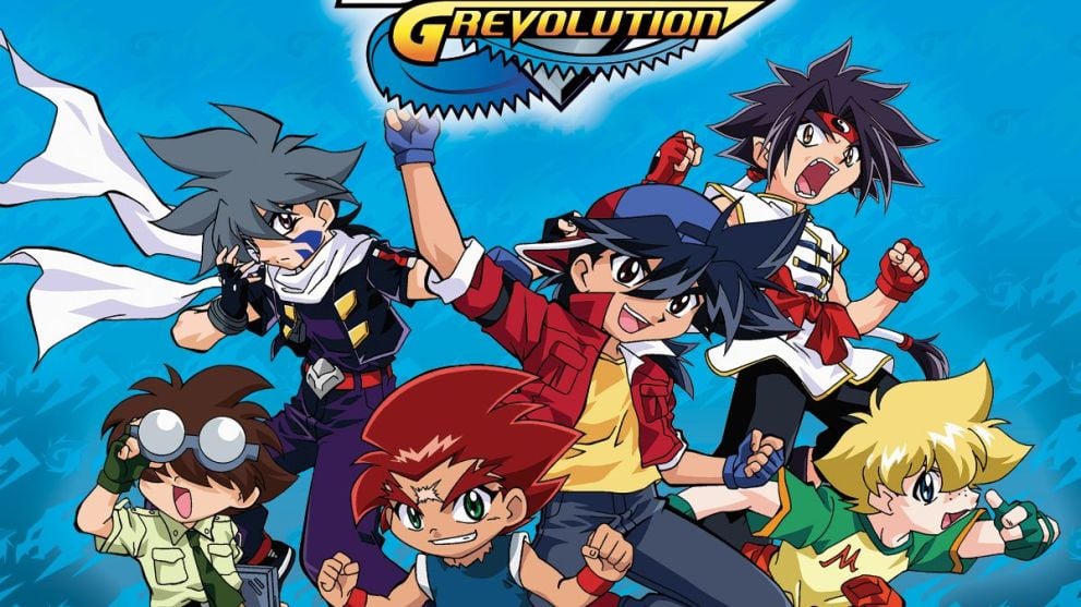 Beyblade G Revolution promotional artwork