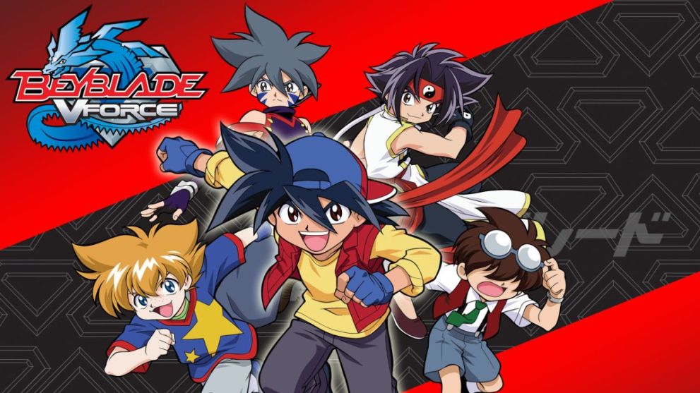 Beyblade V Force promotional artwork