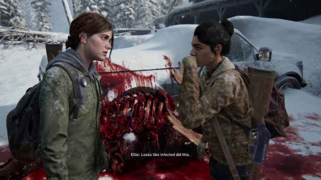 ellie and dina in the last of us part ii